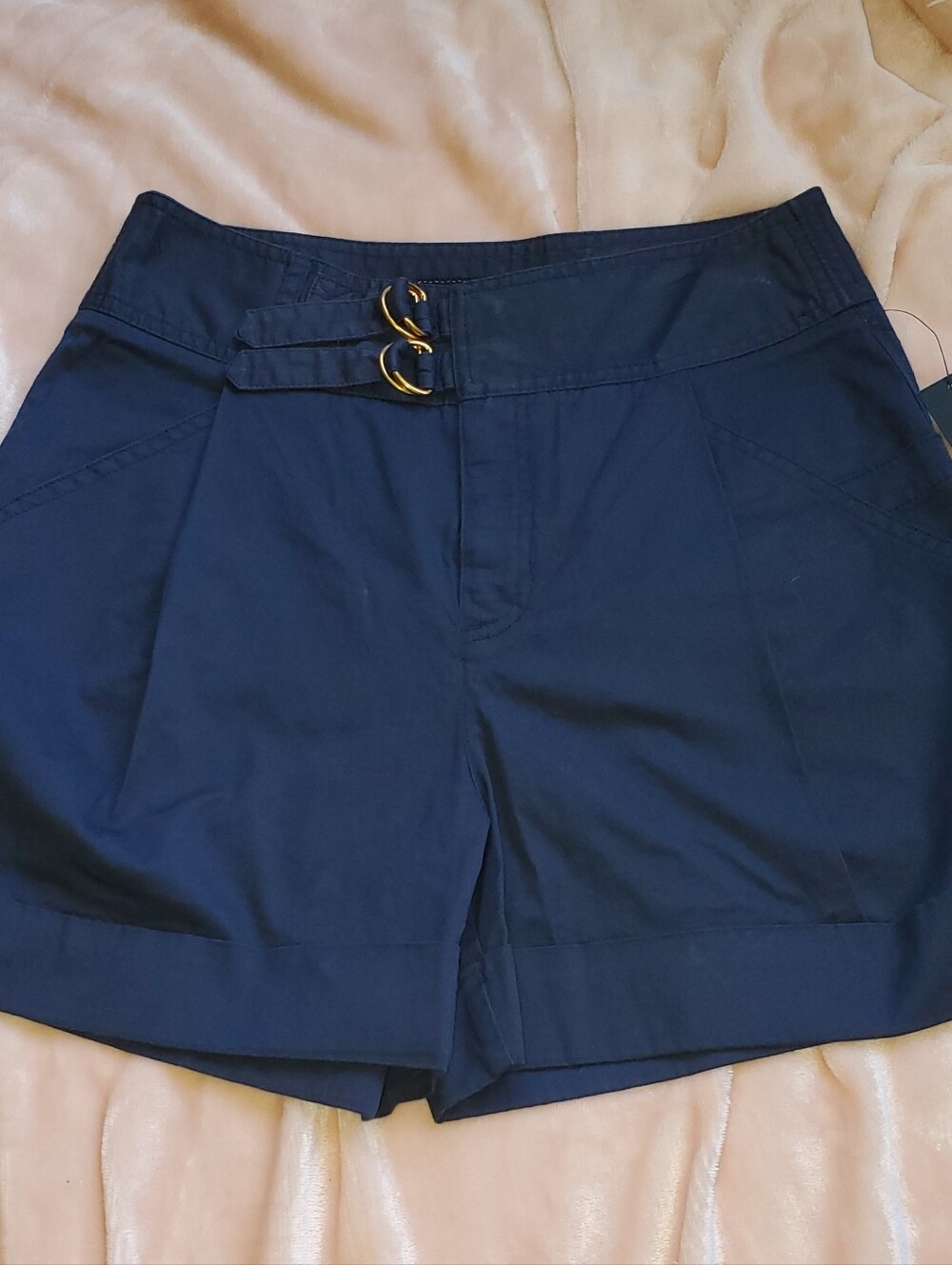 Navy Utility-Style Shorts, Size 6, Marc by Marc Jacobs